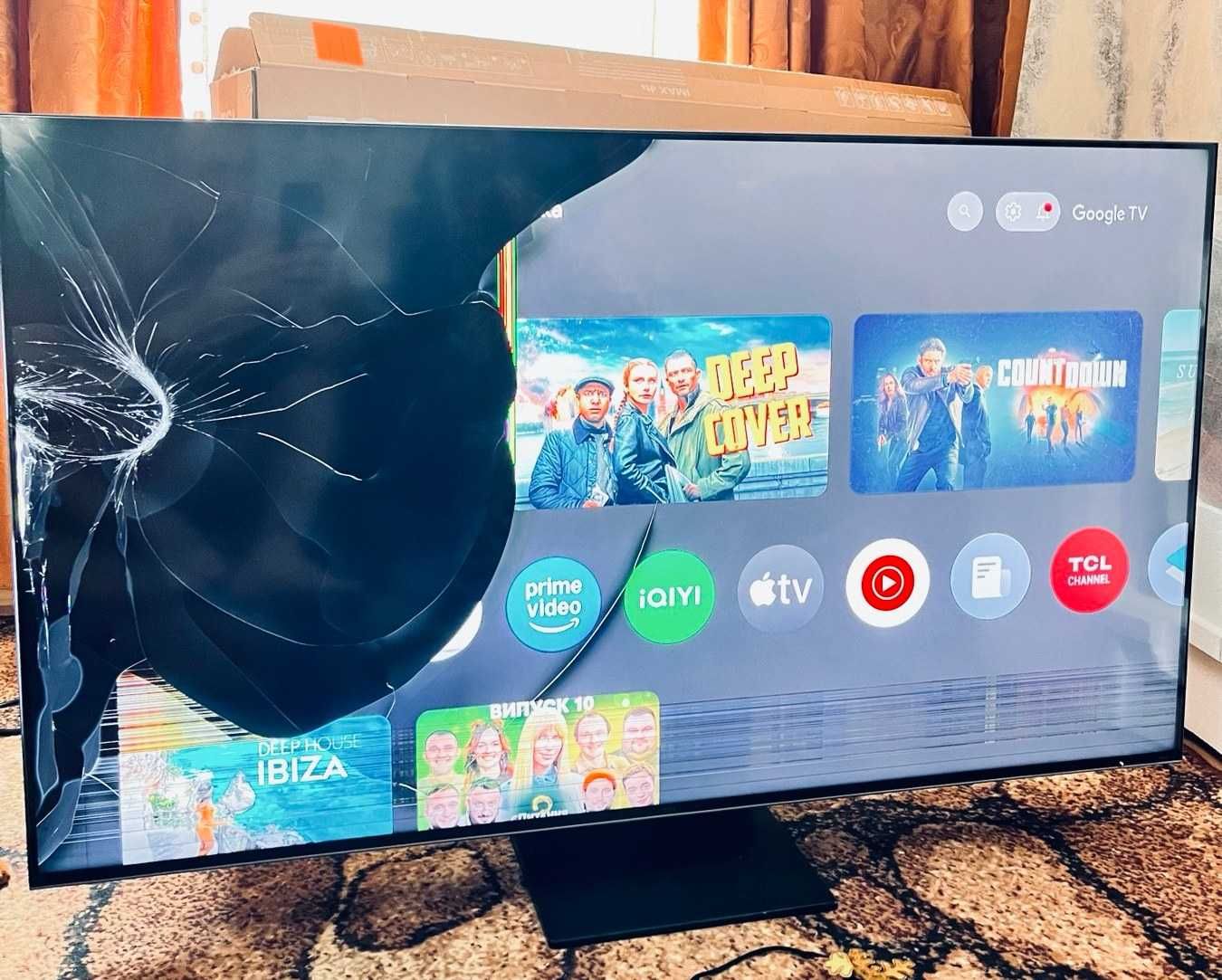 Телевізор 55" TCL 55C805 (розбитий екран)