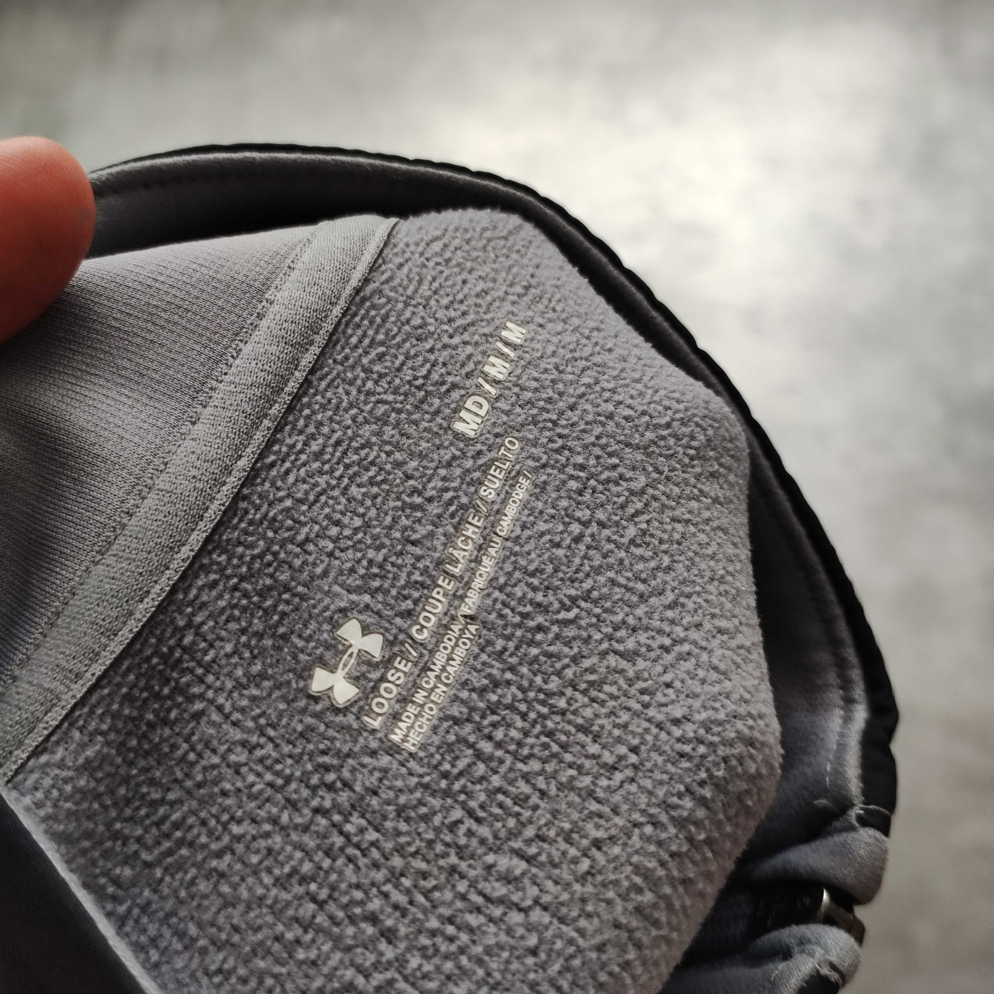 MĘSKA Bluza PREMIUM Sportowa Thermal HeatGear Under Armour Suwak Logo