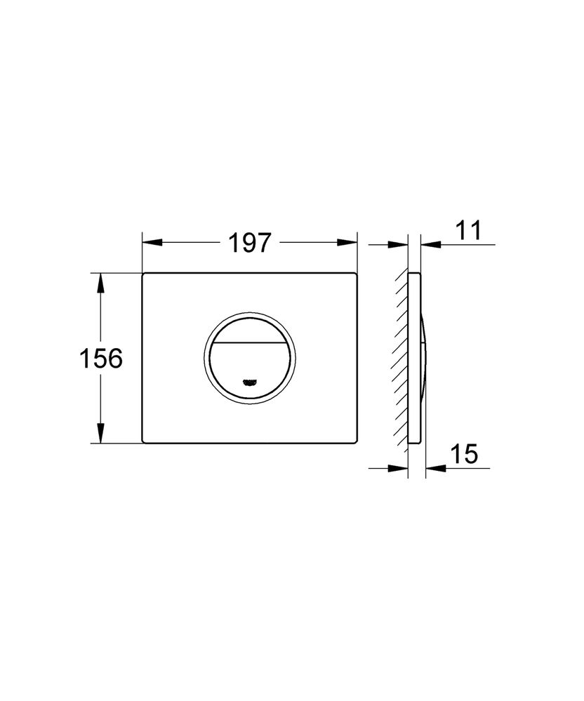 Клавіша змиву Grohe Nova Cosmopolitan (38765000)