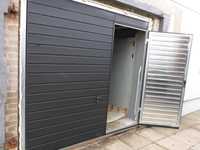Brama garażowa drzwi stalowe garażowe bramy do muru wymiary PRODUCENT