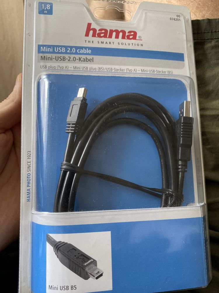 Mini USB 2.0 Kabel USB Typ A 1.8m
