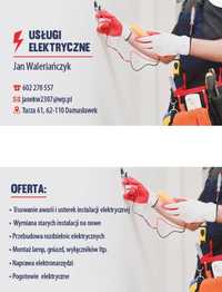 Usługi elektryczne