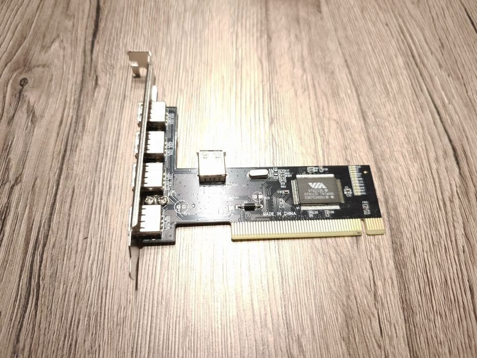 Kontroler Adapter Karta PCI  - 5x USB 2.0