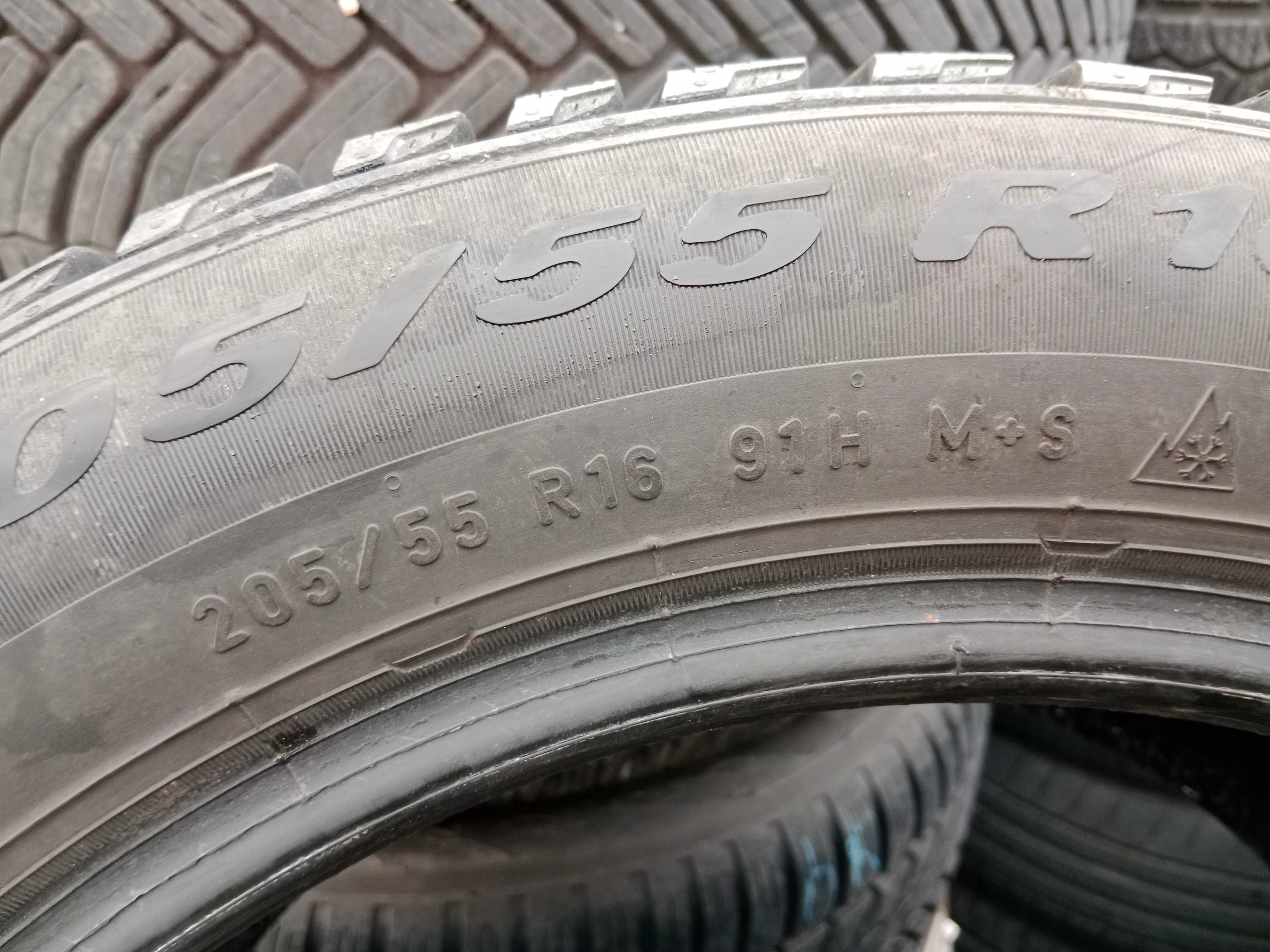 Opona używana 205/55R16 Pirelli Winter Cinturato TM 1szt.