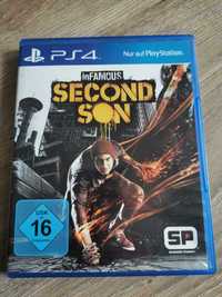 Infamous second son na konsole ps4 bdb stan