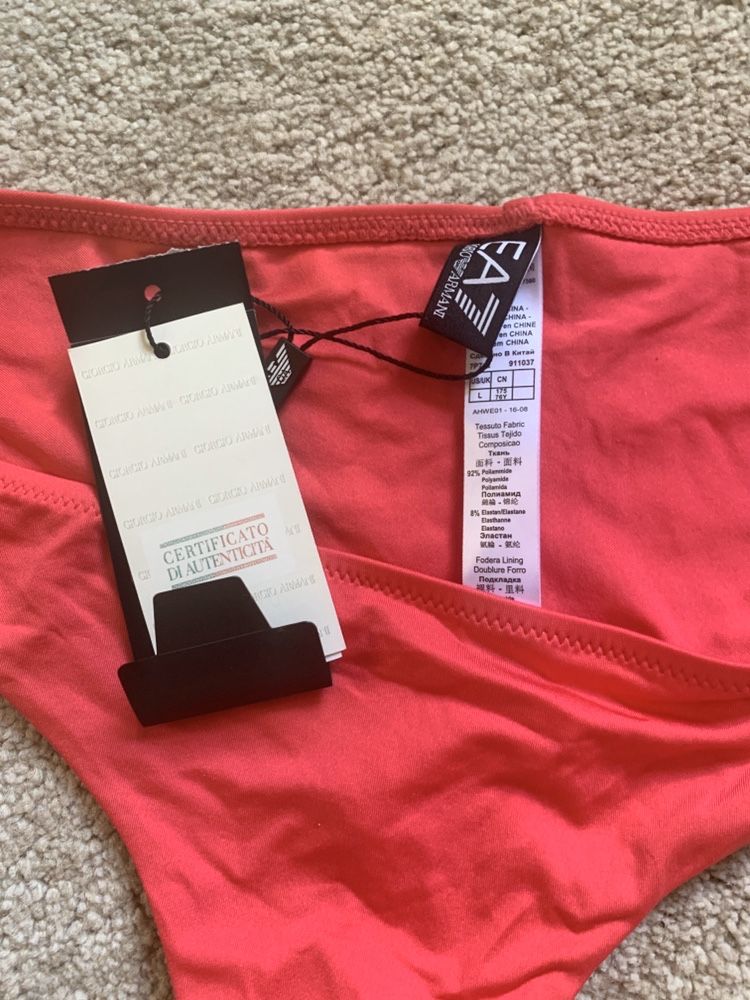 Bikini majtki strój kąpielowy l EA7 Emporio Armani nowe