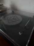 Gramofon hykker + płyty vinylowe