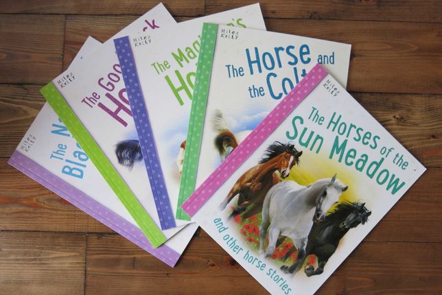 5 nowych księżek po angielsku Horse Stories Miles Kally