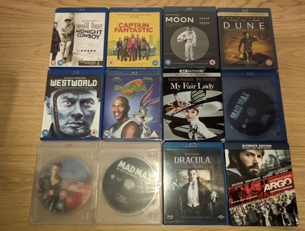 Filmes e séries blu-ray (importados)