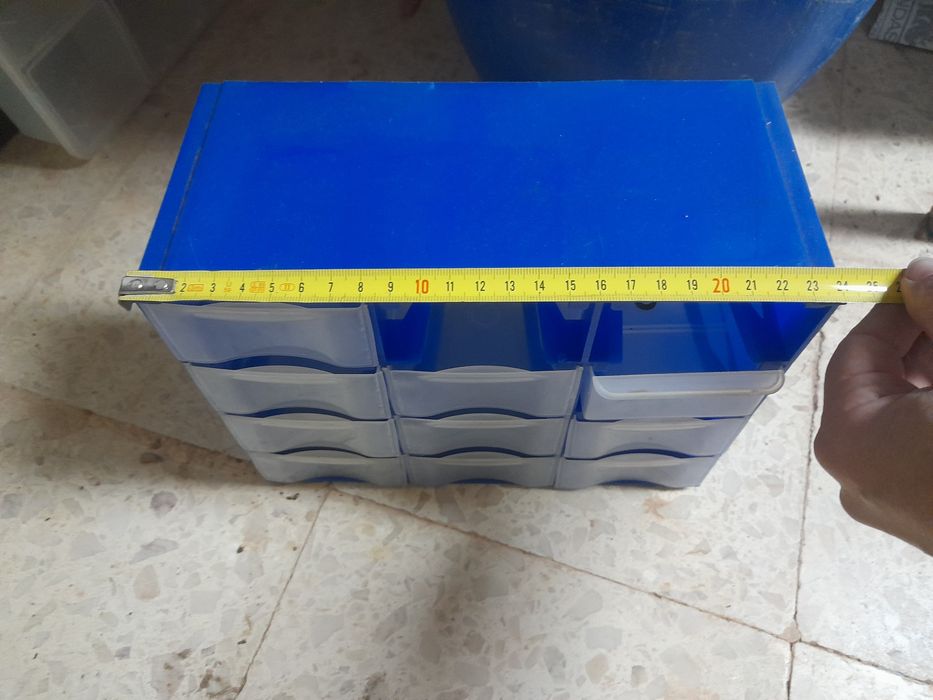 Conjunto 3 Caixas ferramentas e outros para arrumação