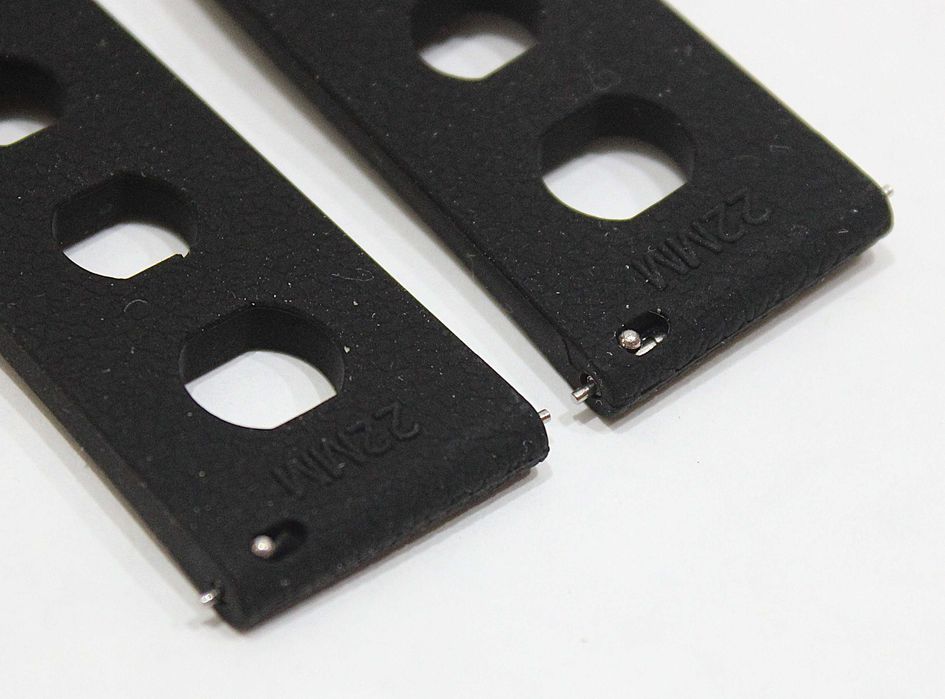 Bracelete borracha preta Relógio Mergulho Diver tipo Tropic Big Holes