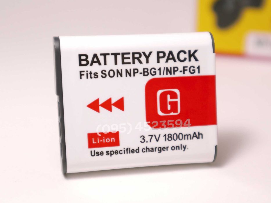 Акумулятор для Sony NP-BG1 / NP-FG1 1800mA батарея аккумулятор