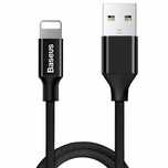 Kabel USB do iPhone Apple Lightning 8-pin BASEUS 2A 1,2m czarny 120cm