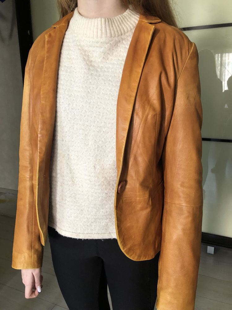 Кожаный пиджак Promod