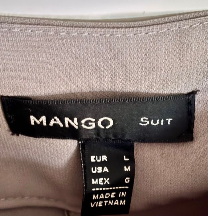MANGO  Spodnie Casual z wiązaniem w pasie M L