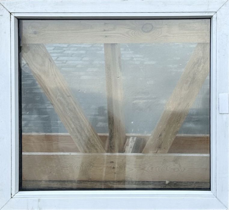 OKNA KacprzaK Witryna 76X69 FIX Używany PCV Plastikowy Lider Okna OLX