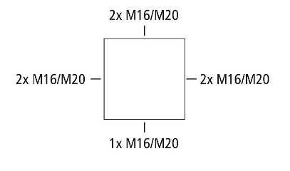 Obudowa Puszka Natynkowa TK PS 99-6-m 94x94x57 IP66 szara