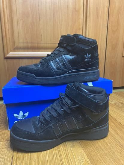 Adidas forum low зимние кросовки