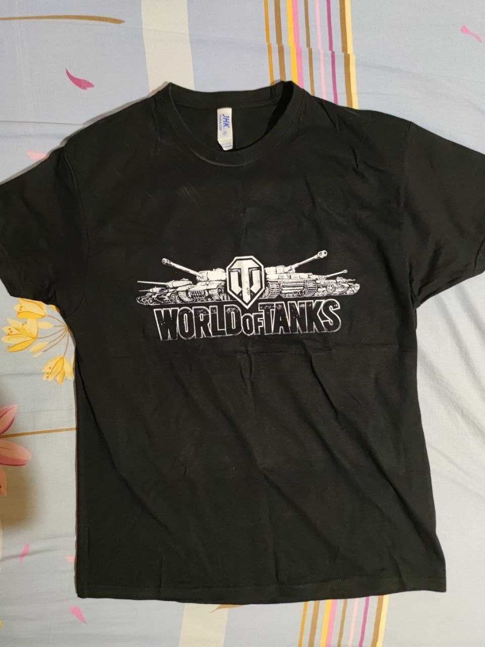 Футболка чорна World of Tanks