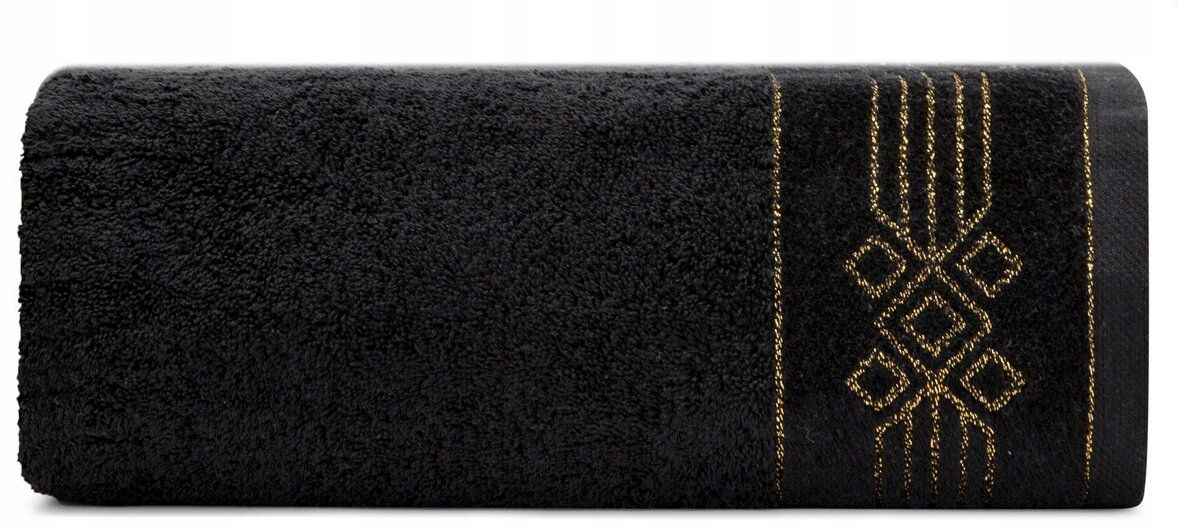 Ręcznik Kamela 50x90 czarny frotte 520g/m2