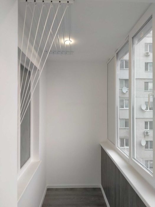 Остекление балкона Голосеевский р-н, Скління лоджії ПІД КЛЮЧ