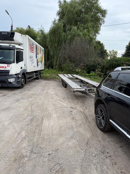 Здам в оренду причіп-лавету для перевезення авто довжина 9м