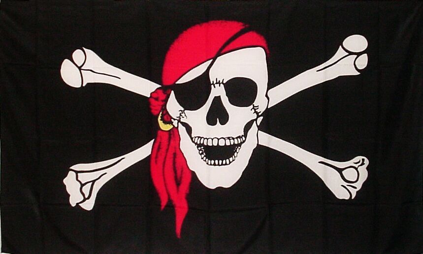 Классический пиратский флаг/веселый роджер, Jolly Roger Pirate flag