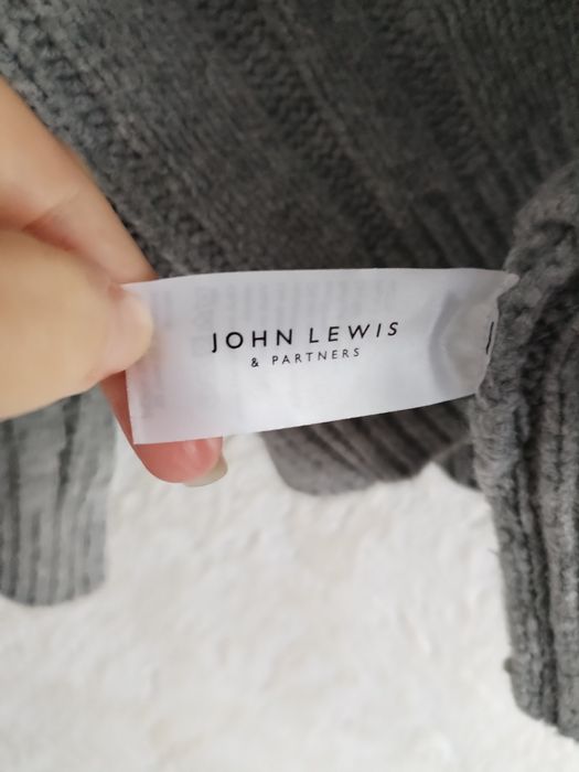 Теплий, кабельної в'язки светр пуловер від John Lewis