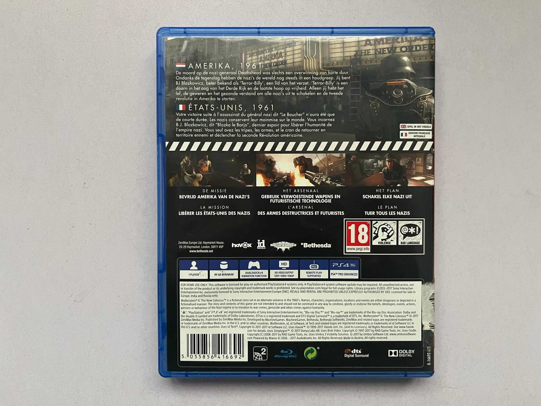 Wolfenstein II PlayStation 4