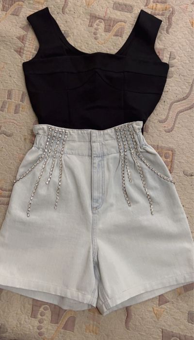 Шорти джинс Топ блакитні