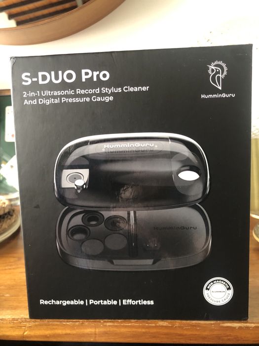 Hummin Guru ultrasonic stylus cleaner and digital pressure gauge