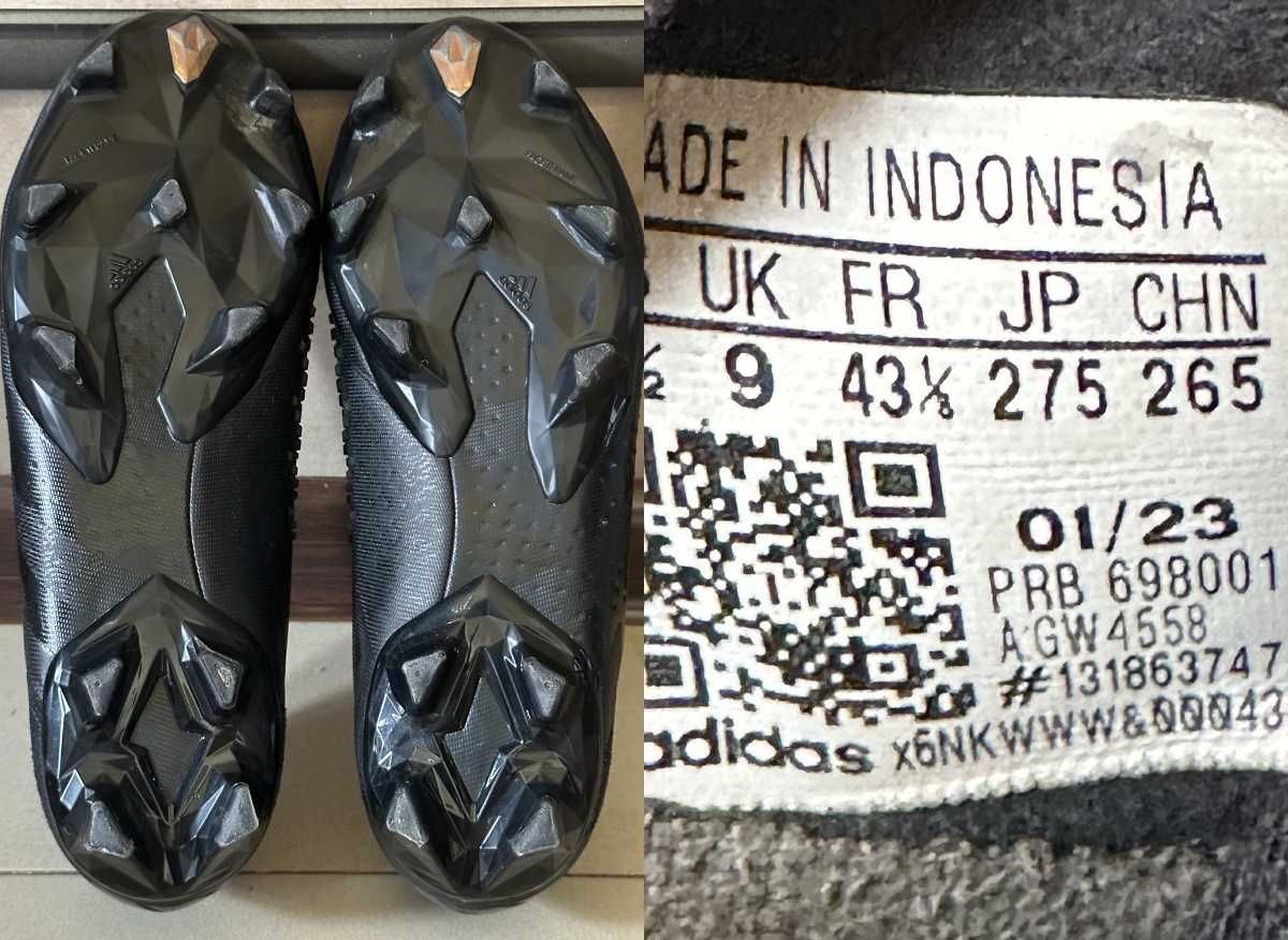 Профи бутсы Adidas Predator Accuracy+ FG размер EUR-43,5/42,5-27,5 см.
