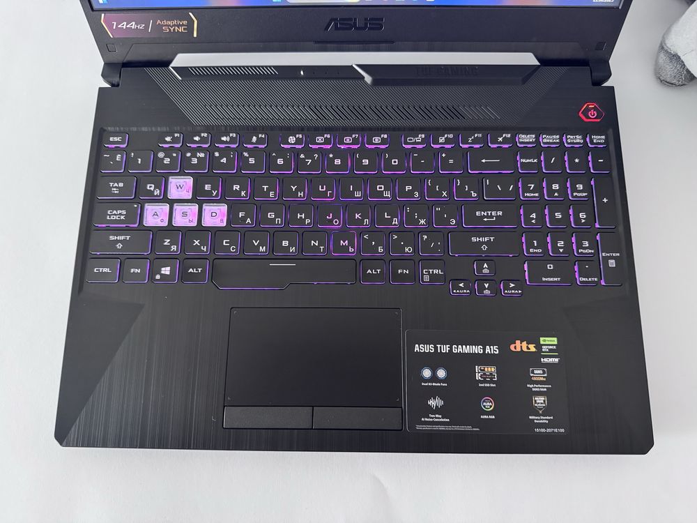 Asus TUF Gaming FA506NC 16gb ddr5 ryzen 5 6600hs rtx3050 144hz