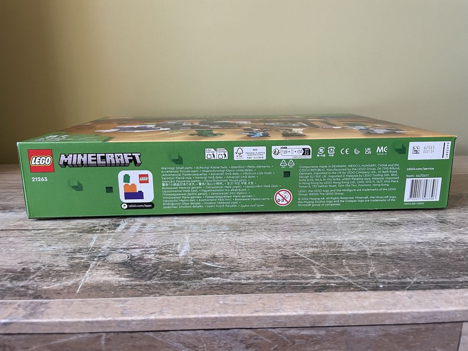 Конструктор LEGO Minecraft Покинута шахта у безплідних землях (21263)