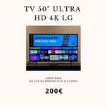 TV LG 50" 4K ultra hd