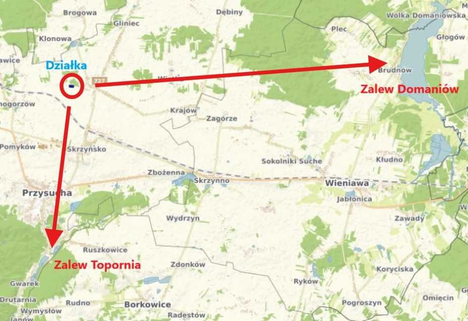 Działki budowlane Janików k/Przysuchy