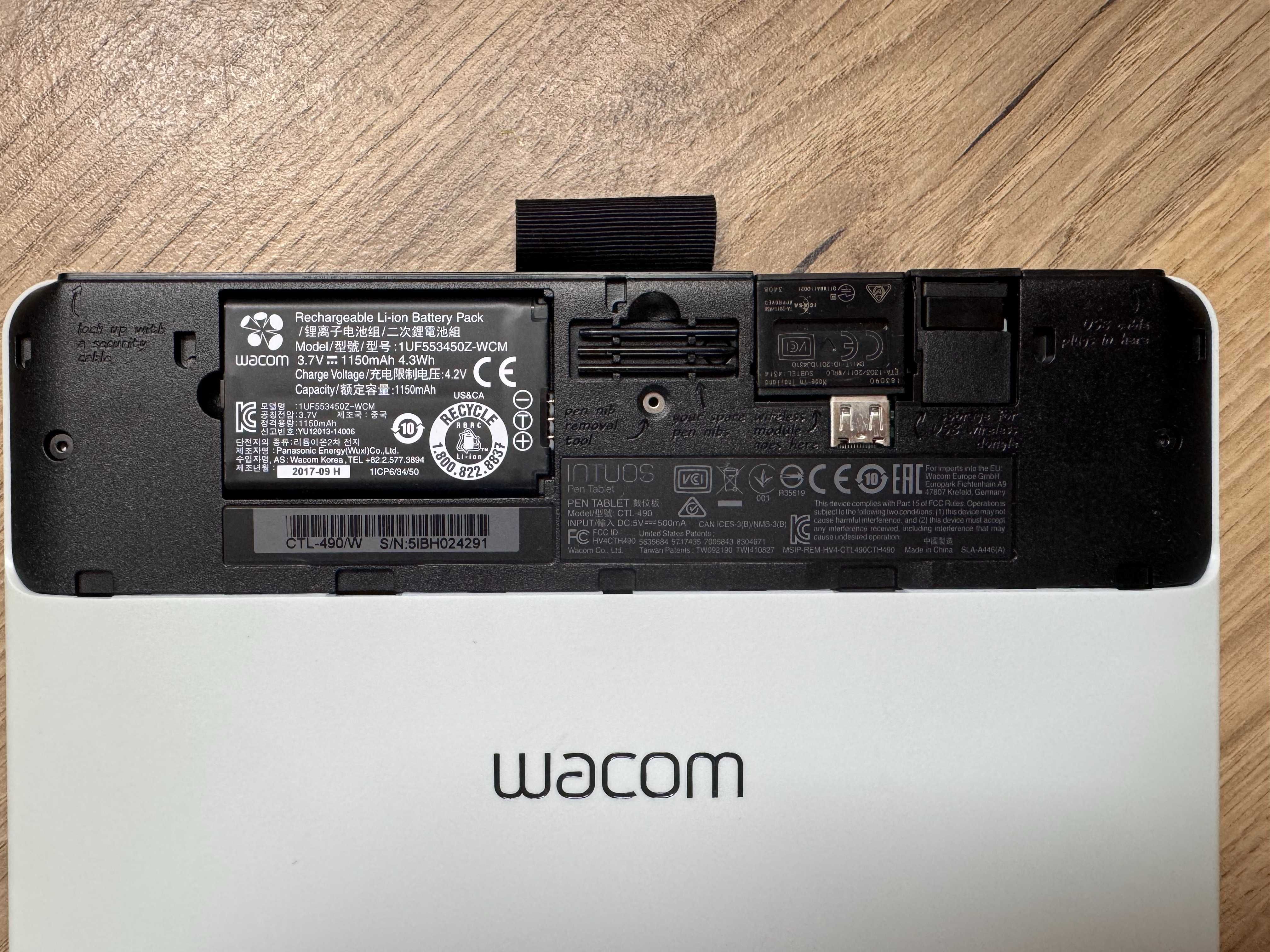 Wacom Intuos Draw CTL-490W tablet graficzny z modułem bezprzewodowym