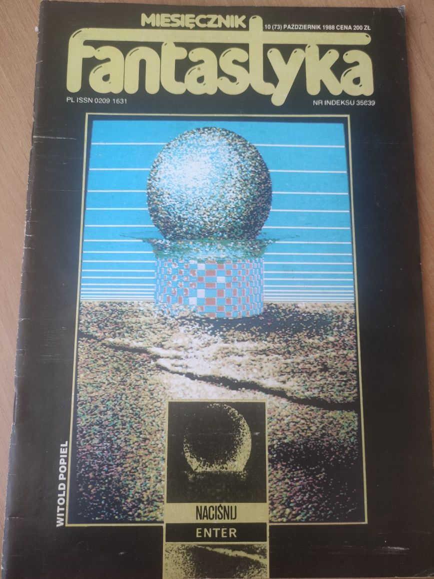 Miesięcznik,, Fantastyka " nr 10 październik 1988