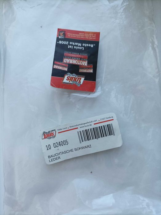 Сумка на пояс Louis шкіряна (мото)