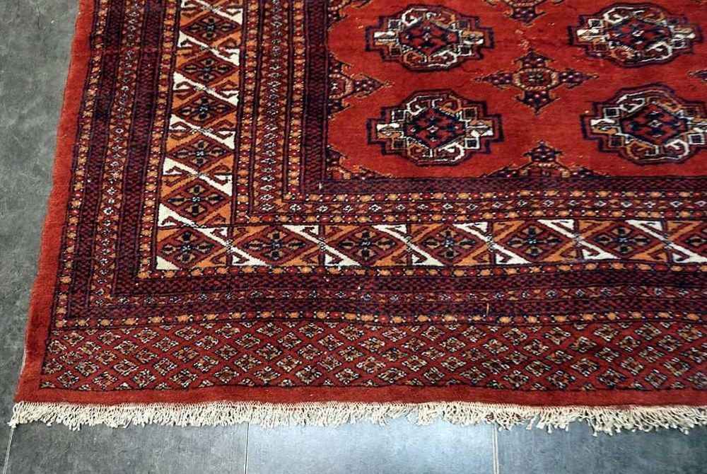 Tapete BOKHARA do Paquistão em Lã com 275 x 184cm +2 Bokhara de oferta