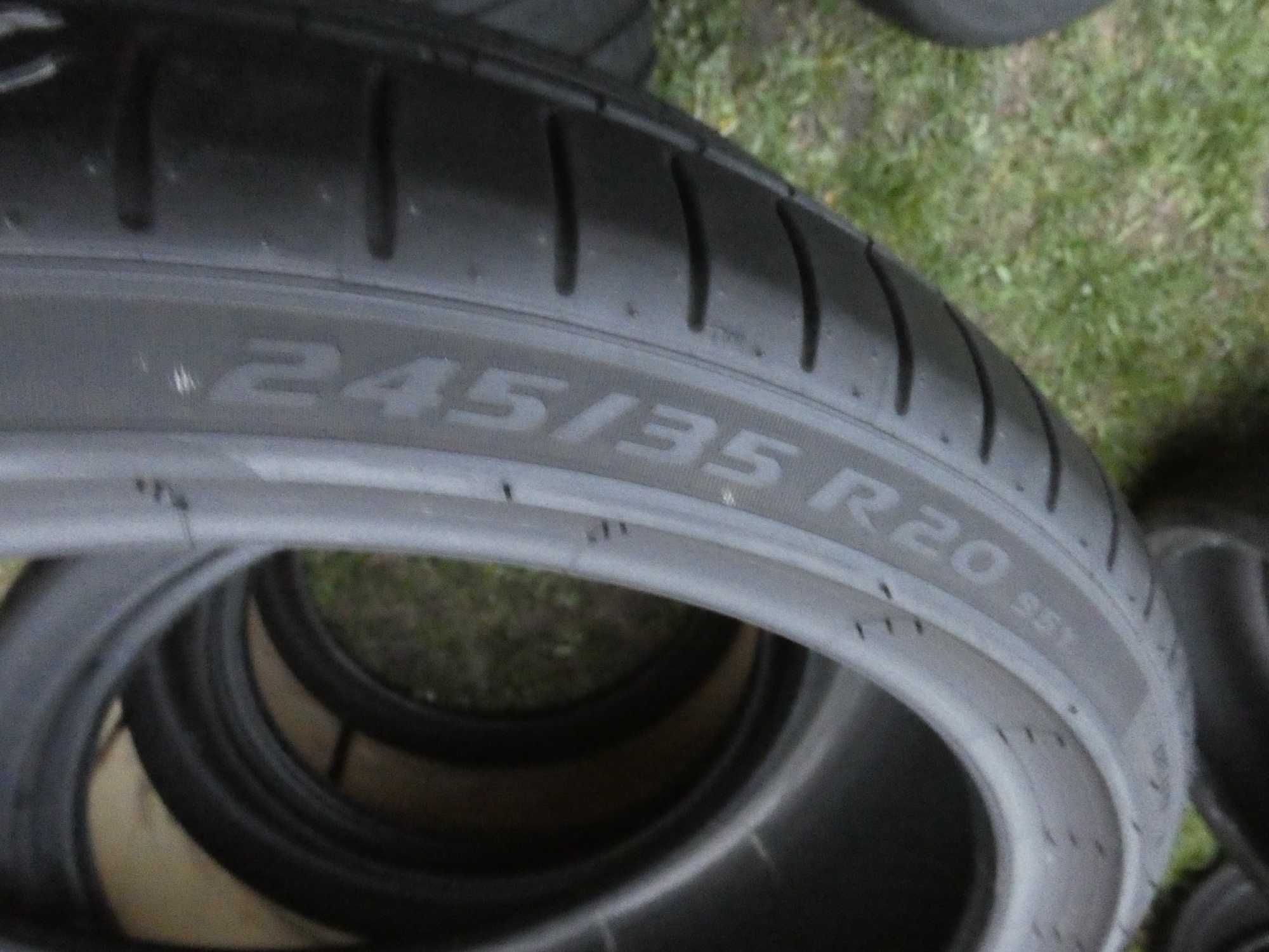 245/35/20 PIRELLI p zero PNCS 7,5mm jak nowe, para z 18r.