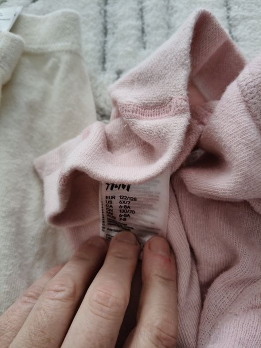 Rajstopy 122-128 H&M 9szt.