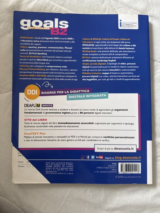 Goals – Get Involved! B2 (Student’s Book) – DeA Scuola / Black Cat