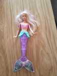 Barbie Mattel syrena , rusza płetwami,  światło