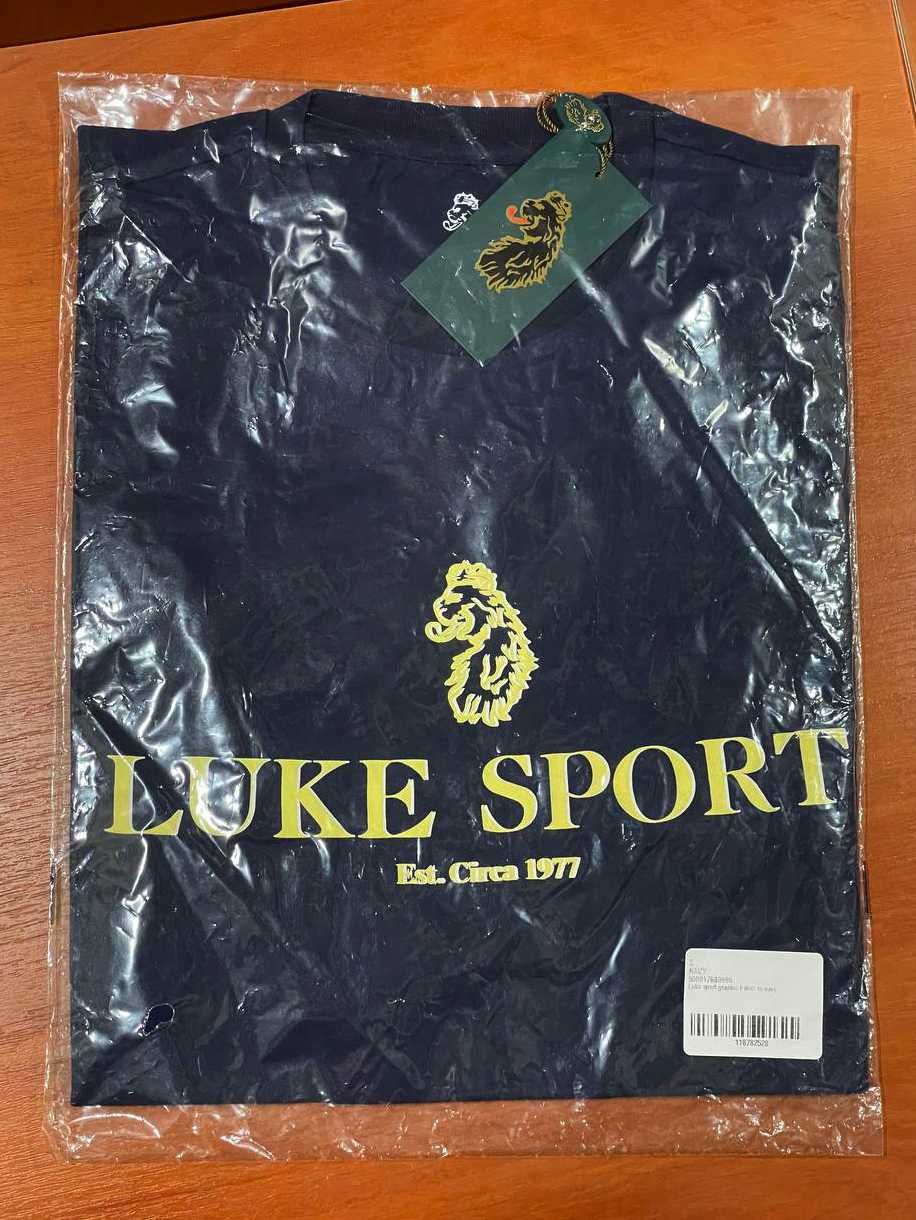 Luke sport scholes graphic t-shirt чоловіча футболка оригінал синя - S