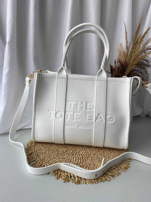 Torba damska shopper MJ Tote Bag White duza damska torebka