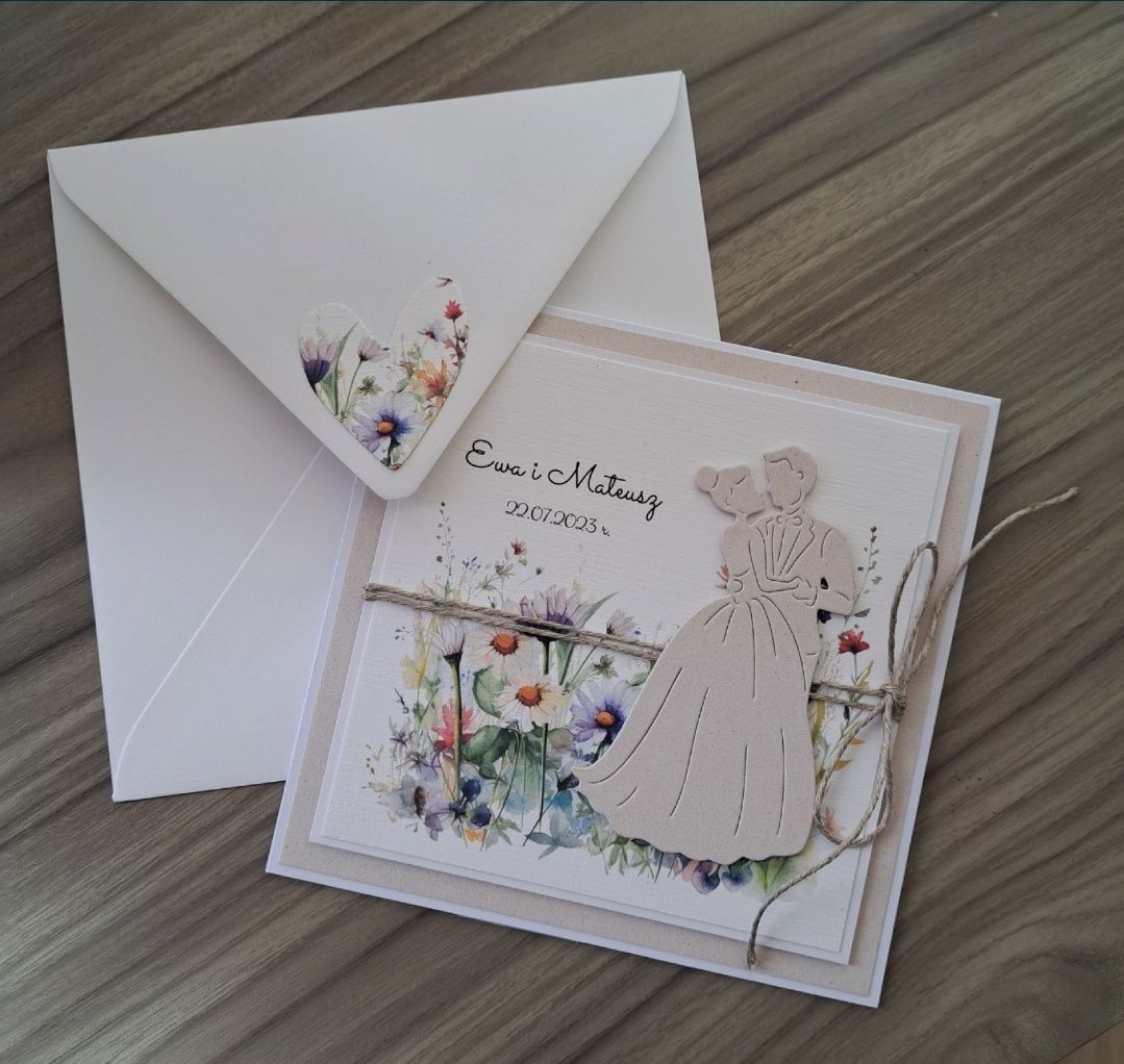 Personalizowana kartka ślubna