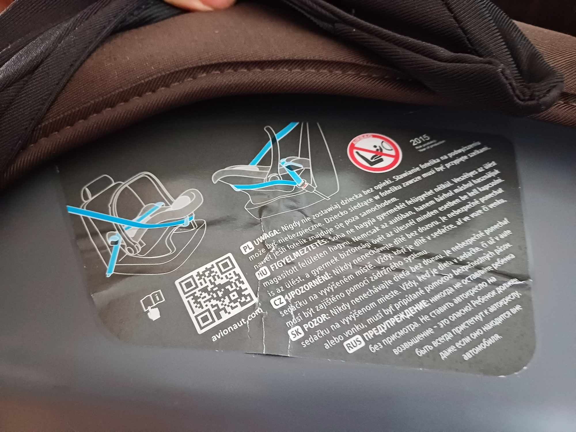 Fotelik samochodowy Avionaut 0-13kg