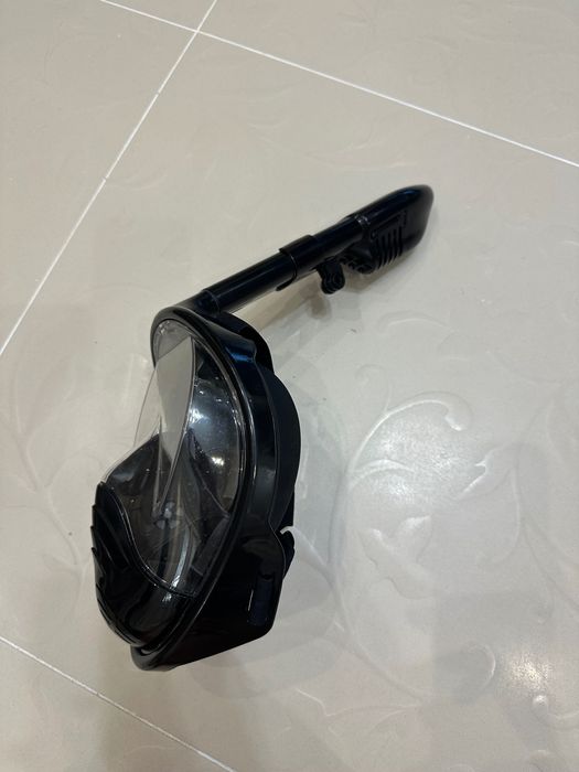 Маска для плавання повнолицева з трубкою