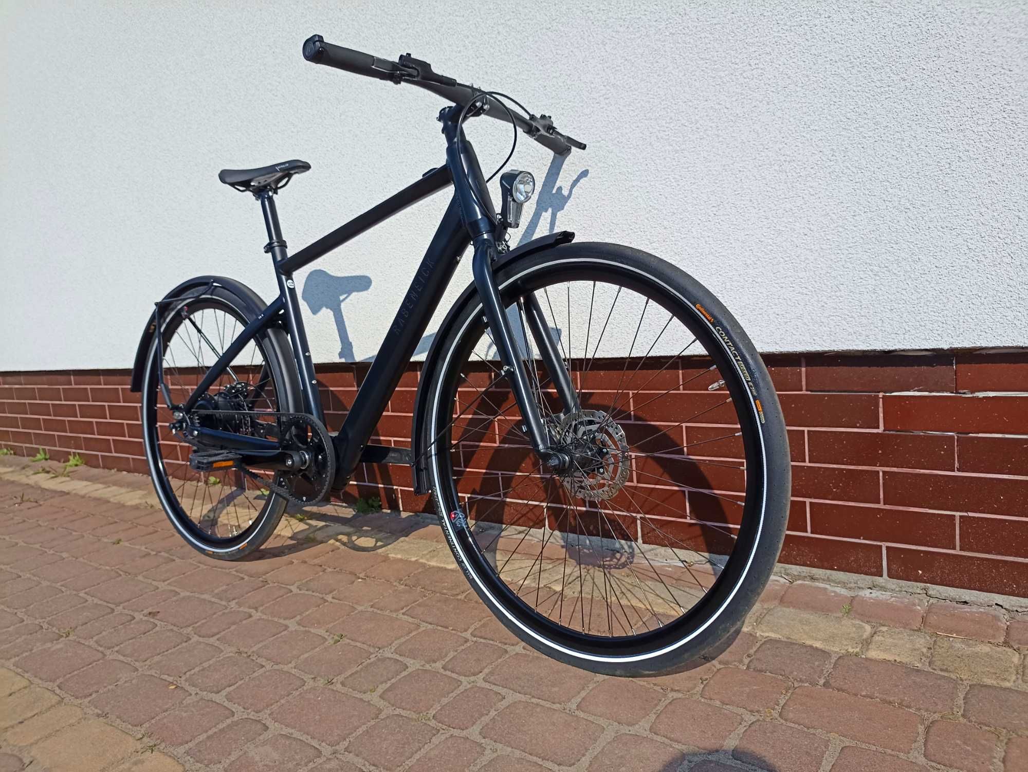 Nowy gravel e-bike Rabeneick TX-E Single-Speed Gates  -60%